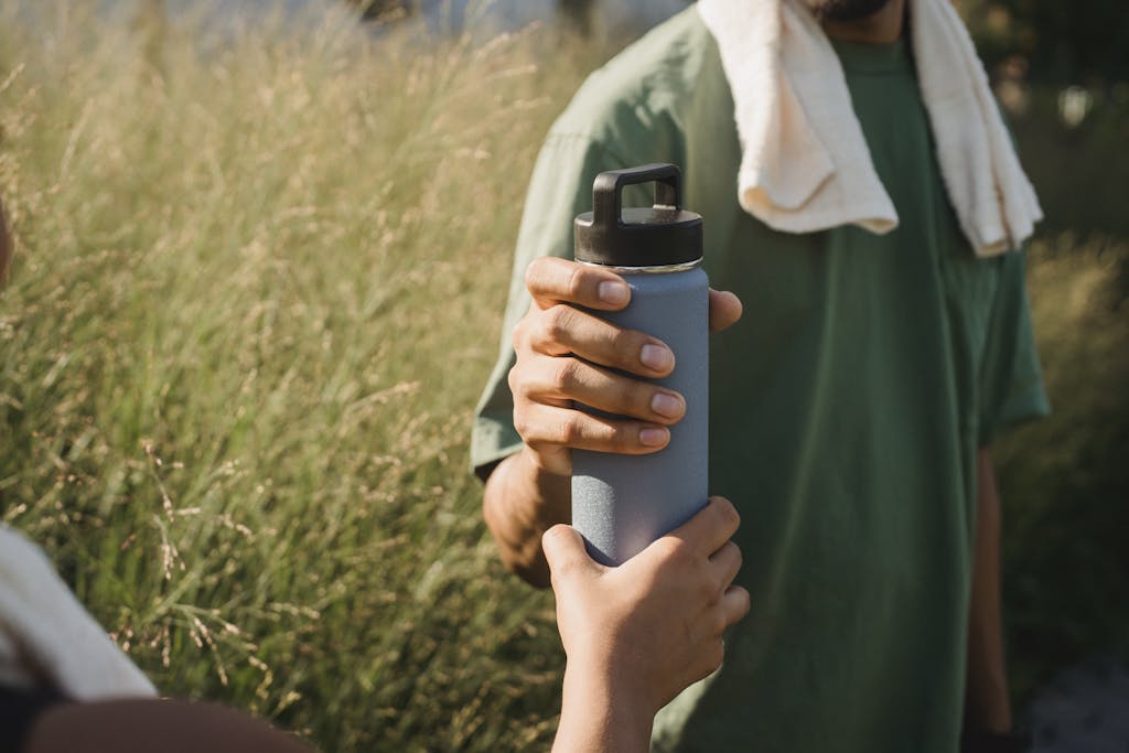 Giving Water Bottle